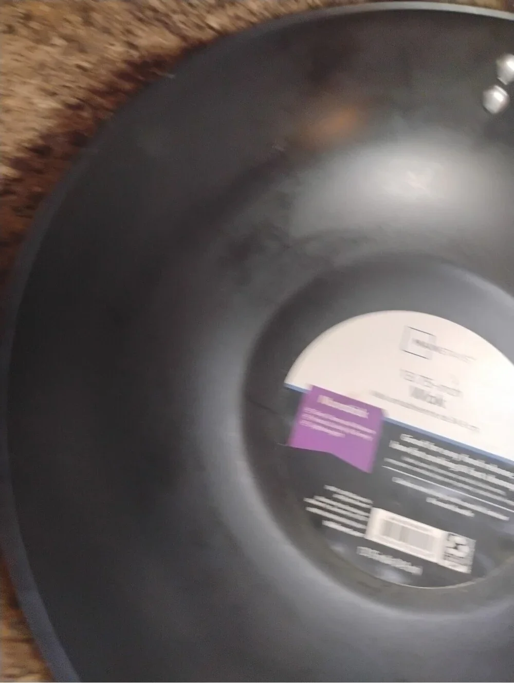 Mainstays 13.75-Inch Nonstick Wok with Wood Handle